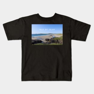 Isle of Islay Machir Bay Kilchoman print Kids T-Shirt